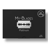 PLATINUM DOUBLE EDGE RAZOR BLADES X100